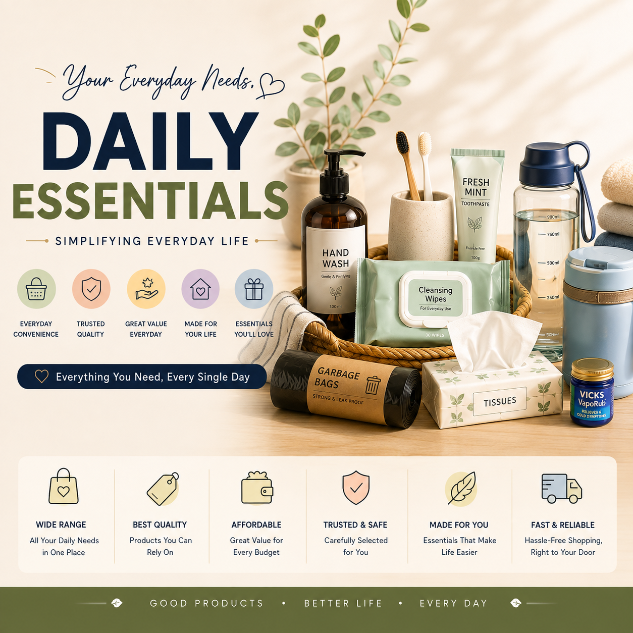 Daily essentials