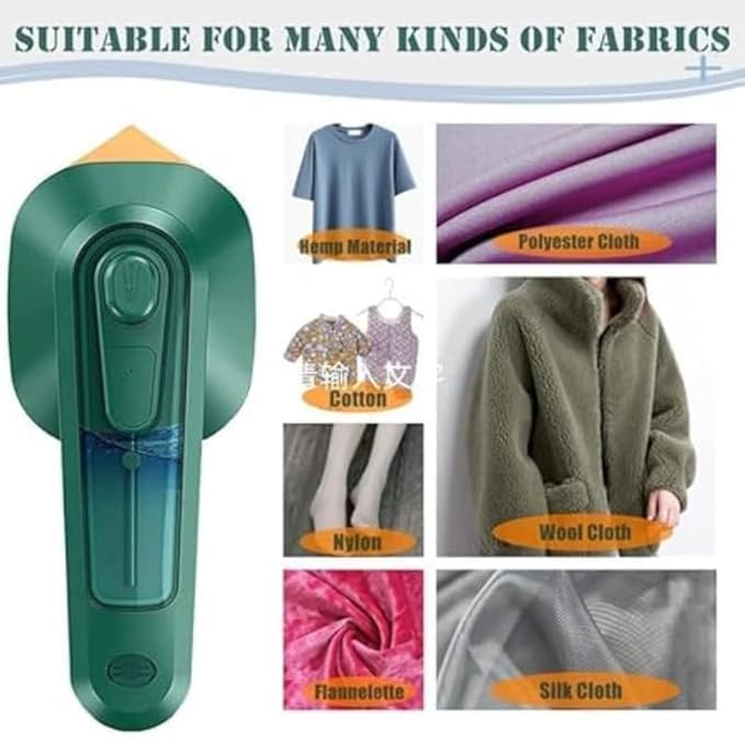 Mini Steam Iron for Clothes | Travel Foldable Fabric Wrinkle Remover