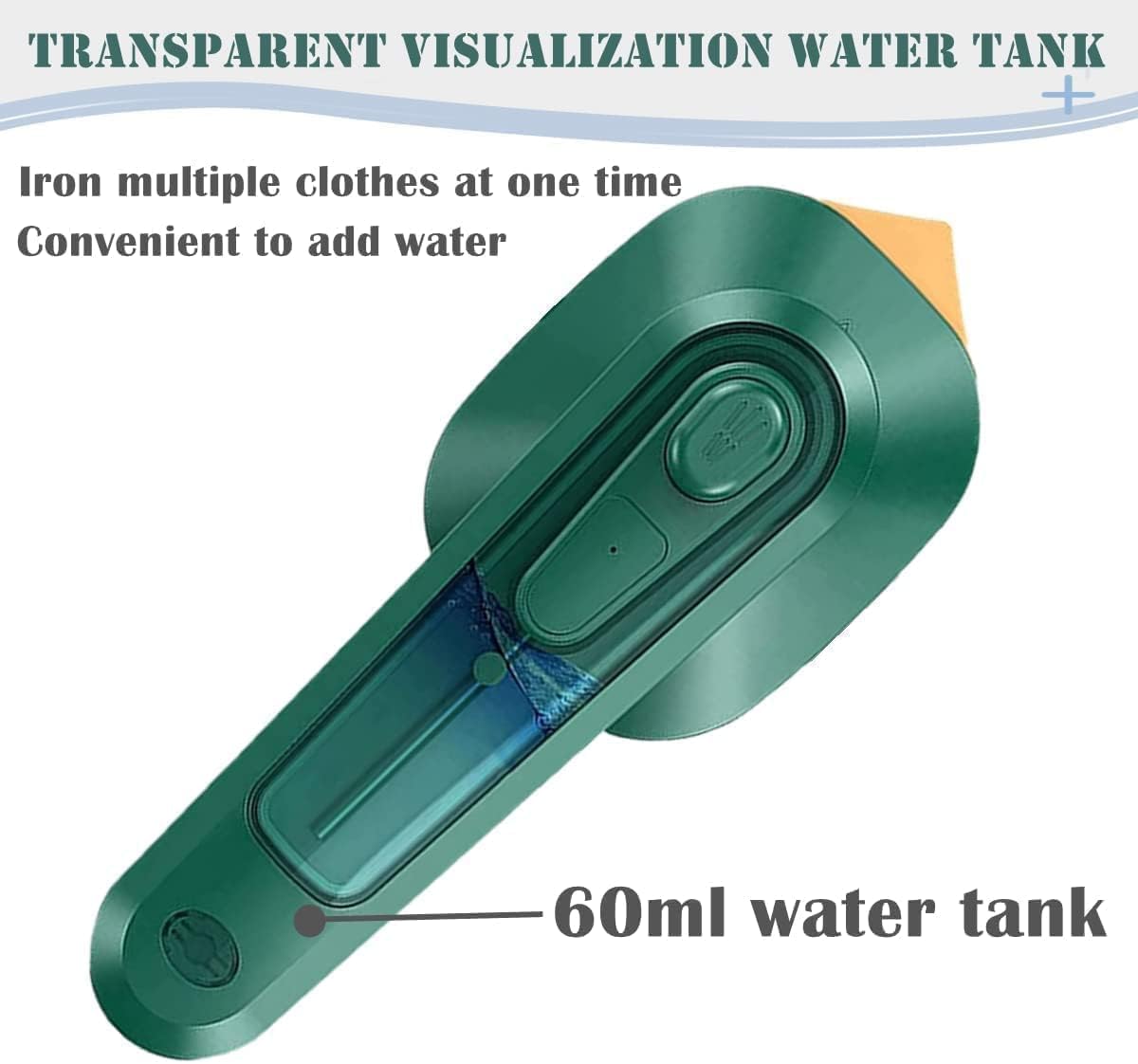 Mini Steam Iron for Clothes | Travel Foldable Fabric Wrinkle Remover