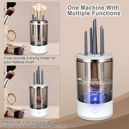 Electric Makeup Brush Cleaner & Dryer Machine (Automatic USB Makeup Brush Cleaner)