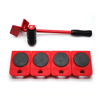 Furniture Lifter Mover Tool Set with 4 Rotational Sliders
