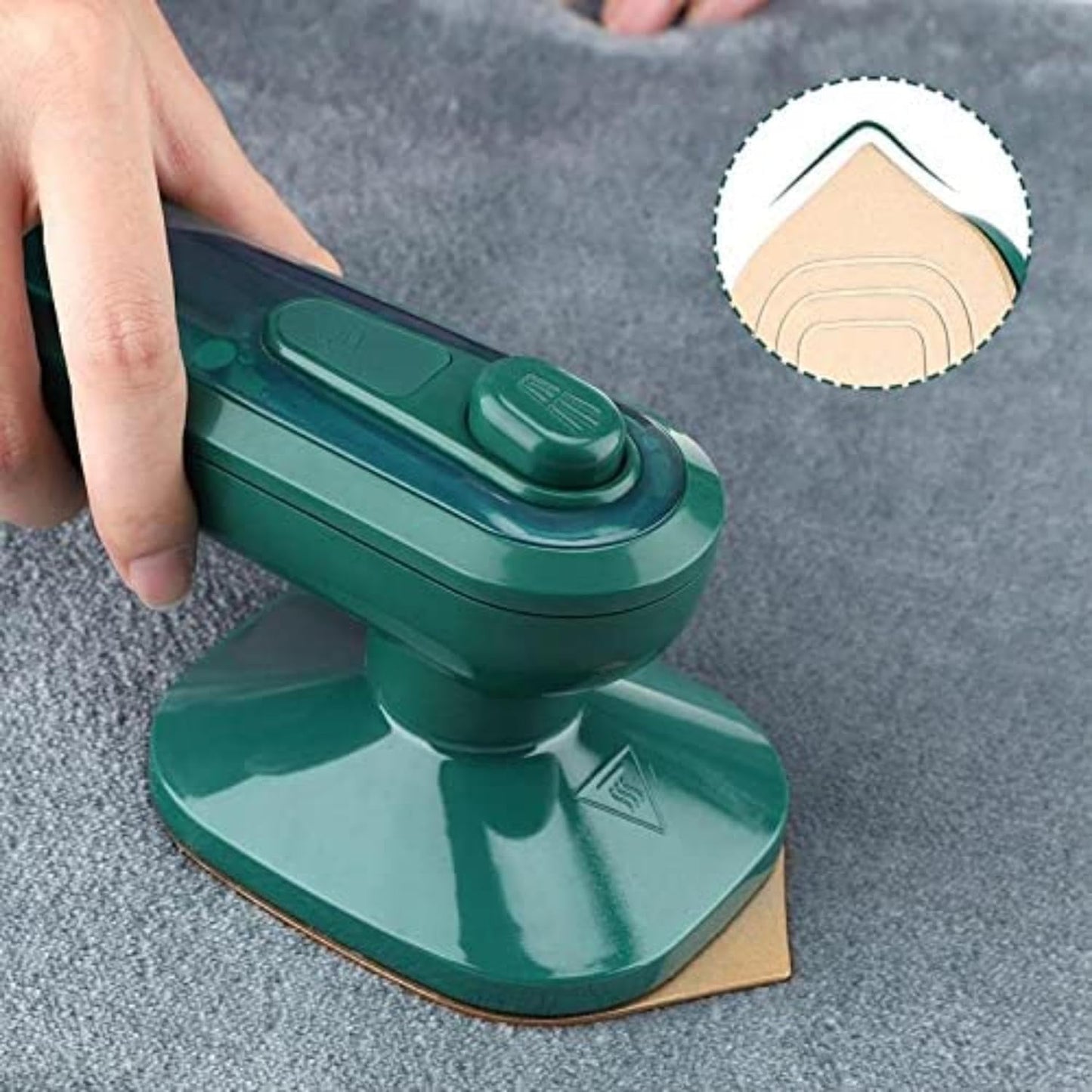 Mini Steam Iron for Clothes | Travel Foldable Fabric Wrinkle Remover