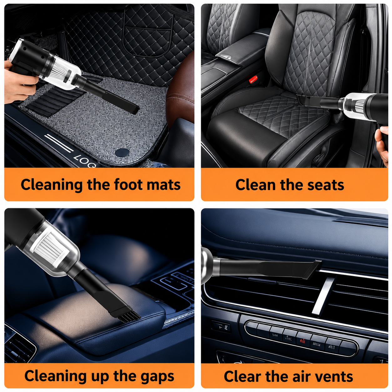 3-in-1 Wireless Handheld Vacuum Cleaner for Home, Car & Office