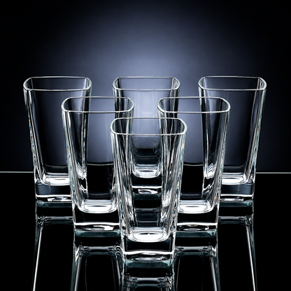 Premium Polycarbonate Unbreakable Water & Juice Glass Set