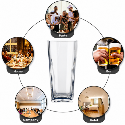 Premium Polycarbonate Unbreakable Water & Juice Glass Set