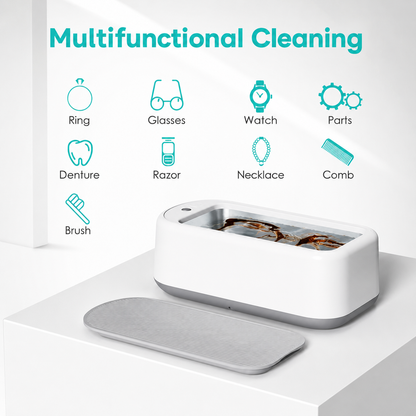 300ml Portable Ultrasonic Jewelry Cleaner Machine