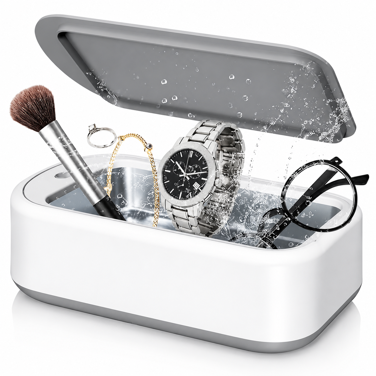 300ml Portable Ultrasonic Jewelry Cleaner Machine