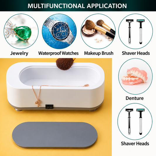 300ml Portable Ultrasonic Jewelry Cleaner Machine