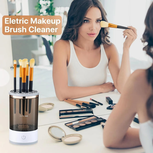 Electric Makeup Brush Cleaner & Dryer Machine (Automatic USB Makeup Brush Cleaner)